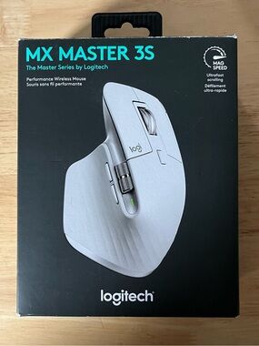 Logitech MX Master 3S Wireless Mouse - Light Gray